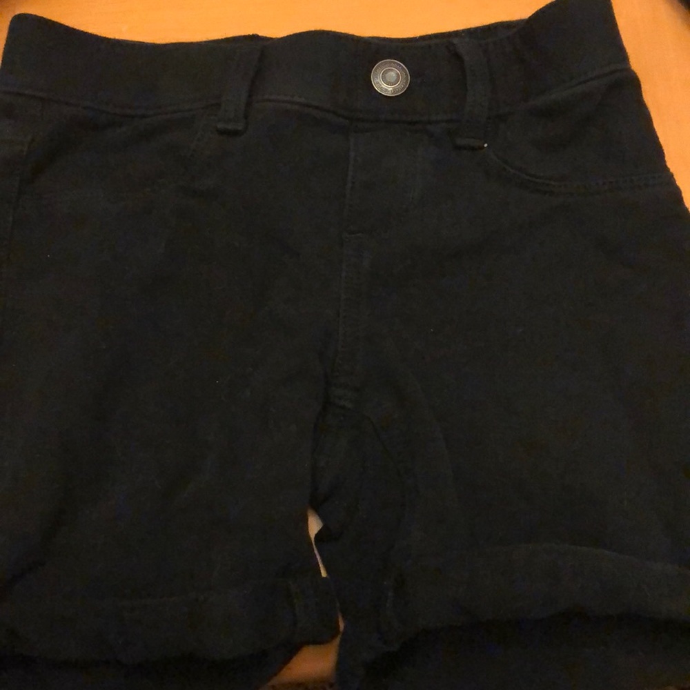Girls black shorts